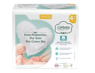 cottony-couches-bebe-coton-bio-boite-28-pieces-cottony-taille-4-7-18-kg-pharmacie-pharmaglobe.lu
