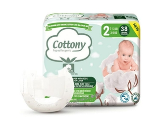 cottony-couches-bebe-coton-bio-boite-38-pieces-cottony-taille-2-3-6-kg-pharmacie-pharmaglobe.lu