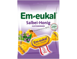 Em-eukal-Salbei-Honig-Zuckerhaltig-Sachet-75-g-Bonbons-Vitamine-C-Miel-et-Saug-Contre-la-Toux-pharmaglobe.lu