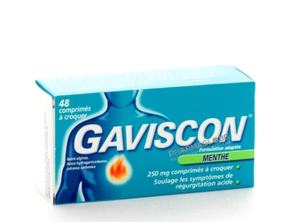 gaviscon-menthe-250mg-boite-48-comprimes-a-croquer-symptomes-de-regurgitation-acide-medicament-pharmacie-pharmaglobe.lu