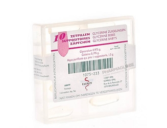 GLYCERINE-SUPPOSITOIRE-BEBES-10-PIECES-FAGRON-constipation-pharmaglobe.lu