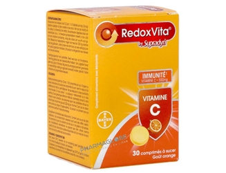 redoxvita-vitamine-c-500mg-boite-30-comprimes-sucer-gout-orange-supradyn-bayer-immunite-pharmacie-pharmaglobe.lu