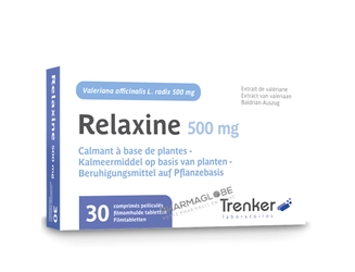 relaxine-500mg-boite-30-comprimes-pellicules-extrait-de-valeriane-trenker-calmant-a-base-de-plantes-pharmacie-pharmaglobe.lu