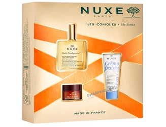 nuxe-coffret-cadeau-iconiques-2023-visage-soin-iconiques-box-pharmaglobe.lu