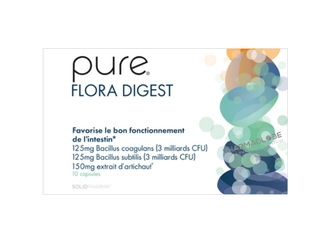 pure-flora-digest-boite-10-capsules-solidpharma-sporebiotiques-fonction-intestinale-transit-intestinal-pharmacie-pharmaglobe.lu