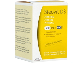 Steovit-D3-Citron-500-mg-400-U.I-60-Comprimes-a-Croquer-Calcium-et-Vitamine-D3-pharmaglobe.lu