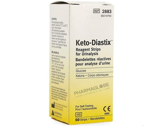 BAYERS-KETODIASTIX-A-50-bandelettes-reactives-analyse-urine-glucose-ketone-corps-cetoniques-pharmaglobe.lu