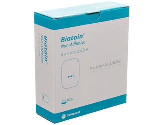 BIATAIN-Non-ADHesif-5-par-7-CM-A-10-6105-coloplast-pharmaglobe.lu