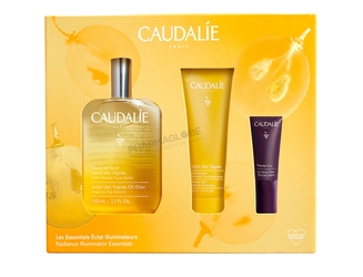 CAUDALIE-COFFRET-NOEL-Huile-de-SOIN-SOLEIL-des-vignes-huile-argan-figue-et-karite-plus-gel-douche-et-creme-yeux-offert-pharmaglobe.lu