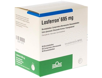 LOSFERRON-80-MG-60-Comprimes-Effervescents-prevention-traitement-anemie-carence-en-fer-pharmaglobe.lu