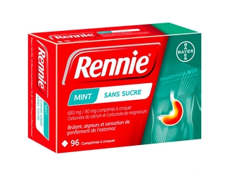 RENNIE-MINT-SANS-SUCRE-96-COMPRIMES-a-CROQUER-brulures-estomac-pharmaglobe.lu