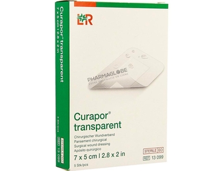 CURAPOR-TRANSPARENT-STERILE-7-par-5-CM-X-5-pansements-chirurgicaux-impermeables-pharmaglobe.lu