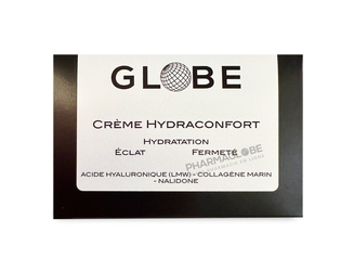 GLOBE-CREME-HYDRACONFORT-50ML-hydratation-eclat-fermete-acide-hyaluronique-collagene-marin-pharmaglobe.lu