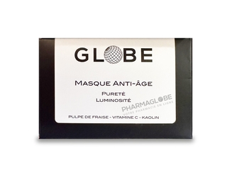 GLOBE-MASQUE-ANTI-ÂGE-50ML-purete-luminosite-de-la-peau-kaolin-vitamine-C-pharmaglobe.lu