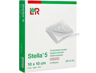 STELLA-COMPRESSES-DE-GAZE-5/1-10-par-10-CM-12-PIECES-35005-pharmaglobe.lu