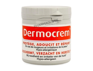 Dermocrem-Crème-Pot-125-g-Rougeurs-et-Irritations-de-la-Peau-proteger-adoucir-reparer-pharmaglobe.lu
