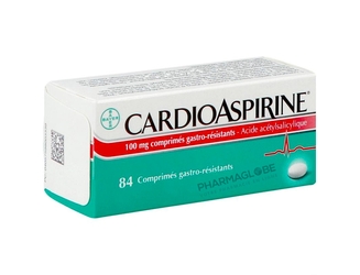 Cardioaspirine-100-mg-Acide-Acétylsalicylique-84-Comprimés-Gastro-Résistants-pharmaglobe.lu