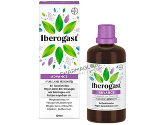 Iberogast-Advance-Liquide-Flacon-100-ml-Troubles-Gastro-Intestinaux-Intestins Irrités-pharmaglobe.lu