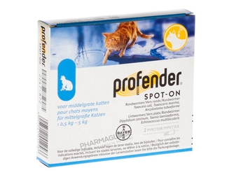 PROFENDER-SPOT-ON-CHAT-MOYEN-2-PIPETTES-VETERINAIRE-vermifuge-pharmaglobe.lu