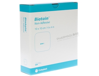 BIATAIN-Non-ADHESIF-10-par-10-CM-X-10-Coloplast-33410-pharmaglobe.lu