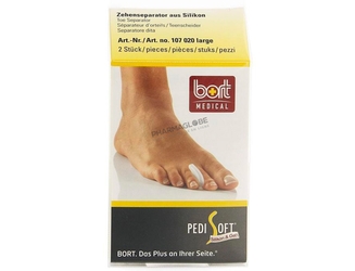 Bort-PediSoft-Zehenseparator-2-Séparateurs-d-Orteils-Taille-Large-Protection-Pour-le-Pied-Douce-en-Silicone-avec-Gel-pharmaglobe.lu