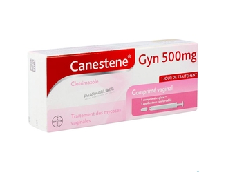 Canestene-Gyn-500-mg-Clotrimazole-1-Comprimé-Vaginal-+-1-Applicateur-mycoses-vaginales-pharmaglobe.lu