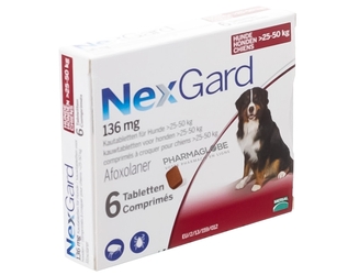 NEXGARD-136-MG-XL-6-COMPRIMES-A-CROQUER-VETERINAIRE-anti-parasitaires-pharmaglobe.lu