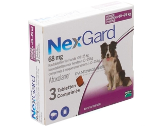 NEXGARD-68-MG-L-3-COMPRIMES-A-CROQUER-VETERINAIRE-anti-parasites-pharmaglobe.lu