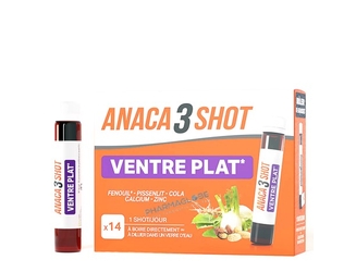 anaca-3-shot-ventre-plat-boite-de-14-flacons-ballonnement-pharmaglobe.lu