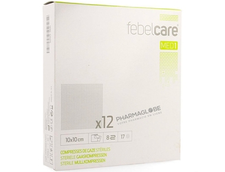 COMPRESSE-FEBELCARE-STERILE-10-par-10-CM-12-compresses-pharmaglobe.lu