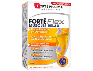 Forté-Flex-Muscles-Relax-20-Comprimés-Forté-Pharma-Fonction-Musculaire-Normale-Pour-Relaxer-et-Détendre-Forte-pharma-pharmaglobe.lu