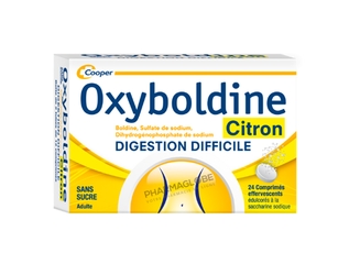 Oxyboldine-24-Comprimés-Effervescent-Adultes-Digestion-Difficile-pharmaglobe.lu