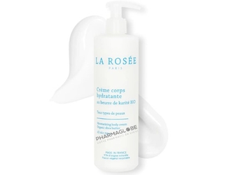 la-rosee-creme-corps-hydratante-flacon-400ml-pharmaglobe.lu