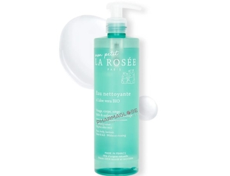 la-rosee-eau-nettoyante-bebe-flacon-pompe-400ml-pharmaglobe.lu