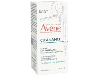 AVENE-CLEANANCE-SERUM-EXFOLIANT-AHA-30ML-peau-sensible-imperfections-pharmaglobe.lu