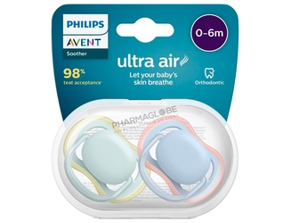AVENT-SUCETTE-+0M-AIR-MIX-NEUTRAL-Philips-Avent-Sucette-Ultra-Air-Mix-Bébé-+0-Mois-Neutra-pharmaglobe.lu
