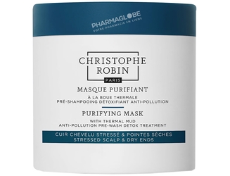 CHRISTOPHE-ROBIN-MASQUE-PURIFIANT-250ML-boue-thermale-pre-shampoing-detox-pharmaglobe.lu