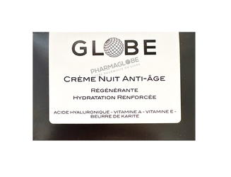 GLOBE-CREME-PUISSANTE-NUIT-50ML-creme-anti-age-nuit-regenerer-hydrater-visage-pharmaglobe.lu