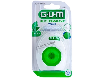 GUM-BUTLERWEAVE-PLAT-CIRE-MENTHOLE-N°1855-fil-dentaire-cire-menthole-pharmaglobe.lu