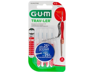 GUM-TRAV-LER-1314-LOT-DE-4-BROSSETTES-INTERDENTAIRES-0,8MM-pharmaglobe.lu
