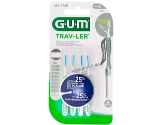GUM-TRAV-LER-1618-LOT-DE-4-BROSSETTES-INTERDENTAIRES-2,0MM-pharmaglobe.lu