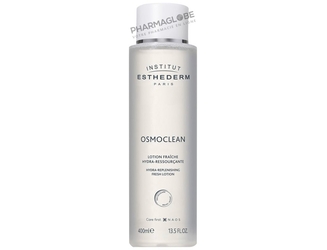 Institut-Esthederm-OSMOCLEAN-MAXI-LOTION-HYDRATANTE-400ML-fraiche-hydra-ressourcante-pharmaglobe.lu