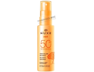 NUXE-SUN-SPRAY-SOLAIRE-SPF50-50ML-visage-corps-protection-solaire-pharmaglobe.lu