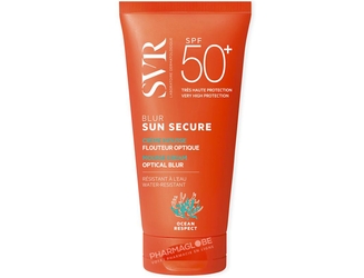SVR-Sun-Secure-Blur-SPF50+-Sans-Parfum-Tube-50 ml-Solaire-Visage-Crème-Mousse-Fondante-pharmaglobe.lu