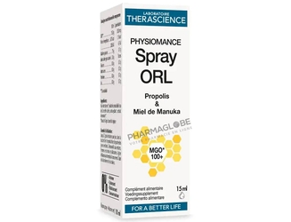 Therascience-Physiomance-Spray-ORL-Flacon-15-ml-Propolis-et-Miel-de-Manuka-pharmaglobe.lu