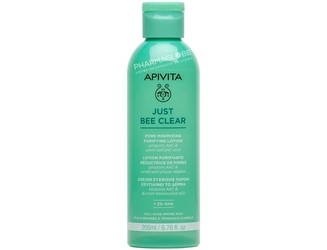 Apivita-Just-Bee-Clear-Lotion-Purifiante-Réductrice-de-Pores-Flacon-200ml-Peaux-Grasses-et-Acnéiques-pharmaglobe.lu