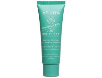 Apivita-Just-Bee-Clear-Soin-Hydra-Matifiant-Anti-Imperfections-Tube-40ml-Peaux-Grasses-et-Sujettes-à-l-Acné-pharmaglobe.lu