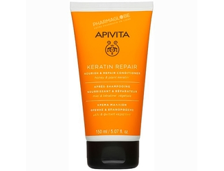 Apivita-Keratin-Repair-Après-Shampoing-Nourrissant-et-Réparateur-Miel-&-Kératine-Tube-150ml-Cheveux-Secs-et-Abîmés-pharmaglobe.lu