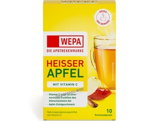 Apoday-Heisser-Winterapfel-boite-10-Sachets-10g-Wepa-vitamine-C-boisson-pomme-chaude-pharmaglobe.lu
