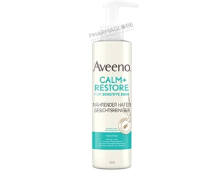 Aveeno-Calm-+-Restore-Nettoyant-Nourrissant-Visage-Sans-Parfum-Flacon-Pompe-200-ml-Peaux-Normales-à-Sèches-et-Sensibles-pharmaglobe.lu